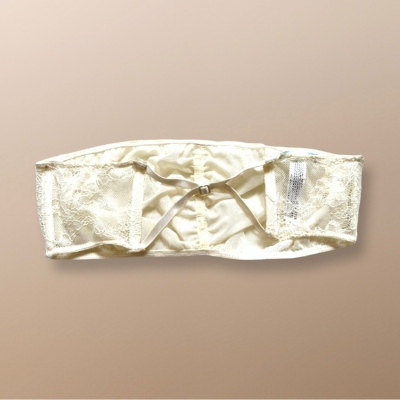 Kimchi Blue Urban Outfitters Yellow Cream Lace Bandeau L - Picture 6 of 11